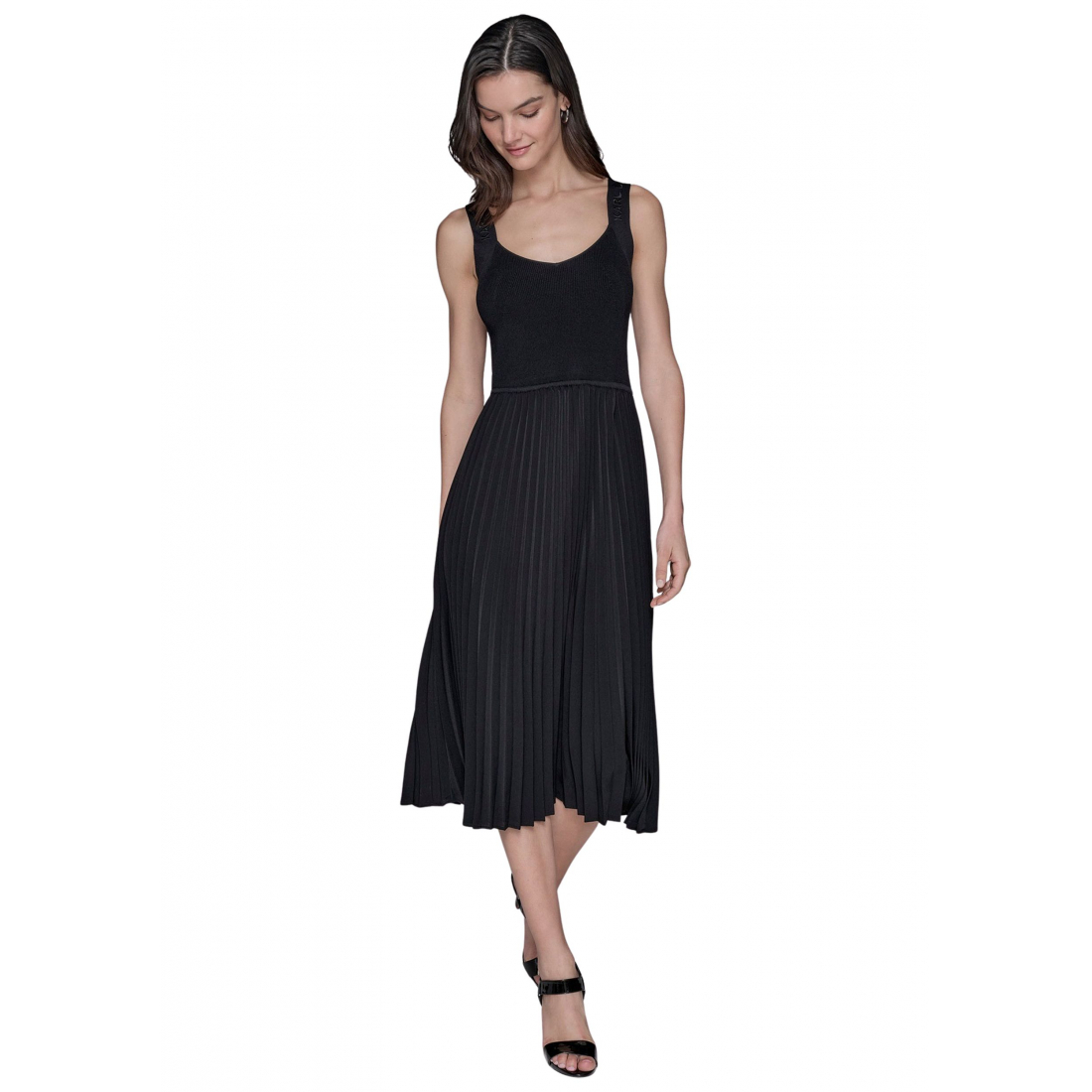 Robe Midi 'Mixed Media' pour Femmes