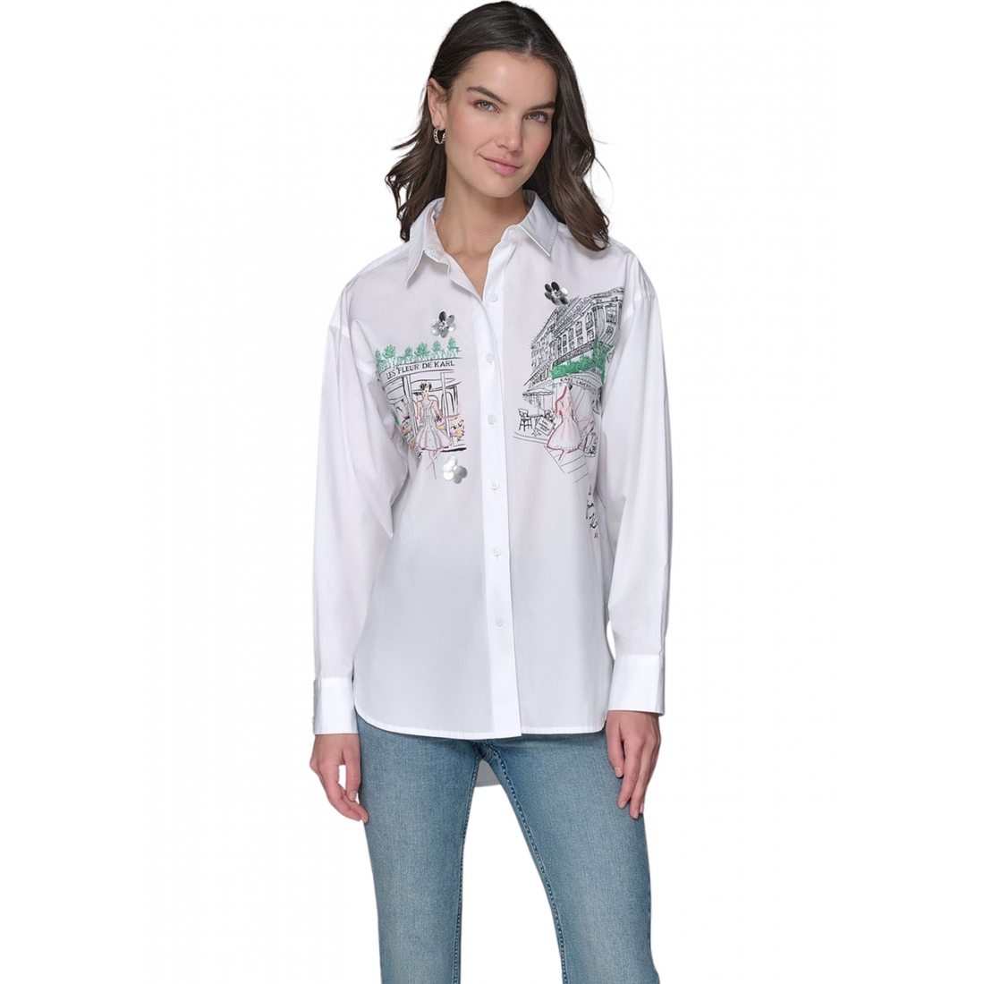 Tunique 'Paris Scene' pour Femmes