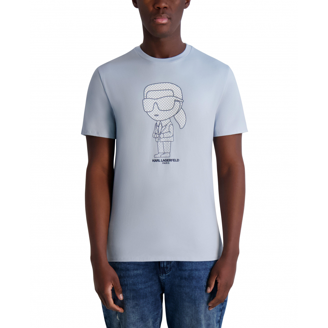 T-shirt 'Rubberized Karl Logo' pour Hommes