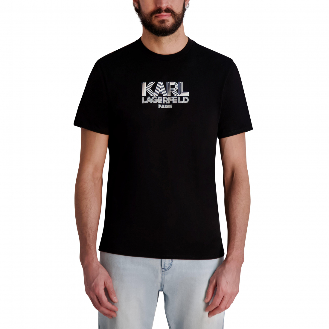 T-shirt 'Rubberized Karl Logo' pour Hommes
