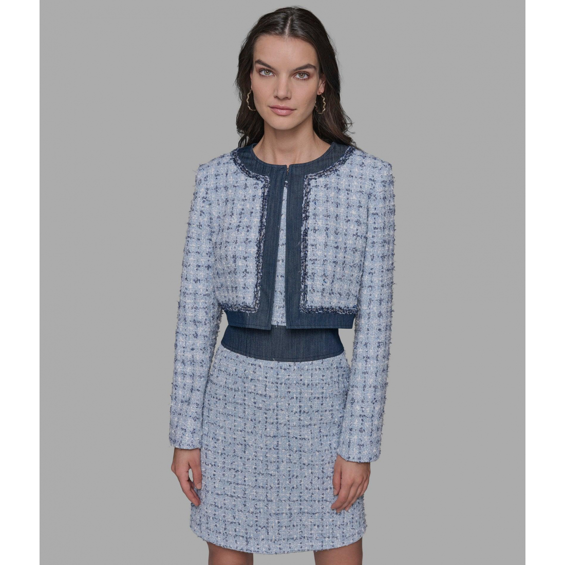 Veste en jeans 'Long Sleeve Boucle' pour Femmes