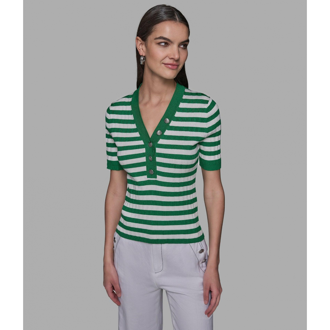 Pull 'Striped Pullover' pour Femmes