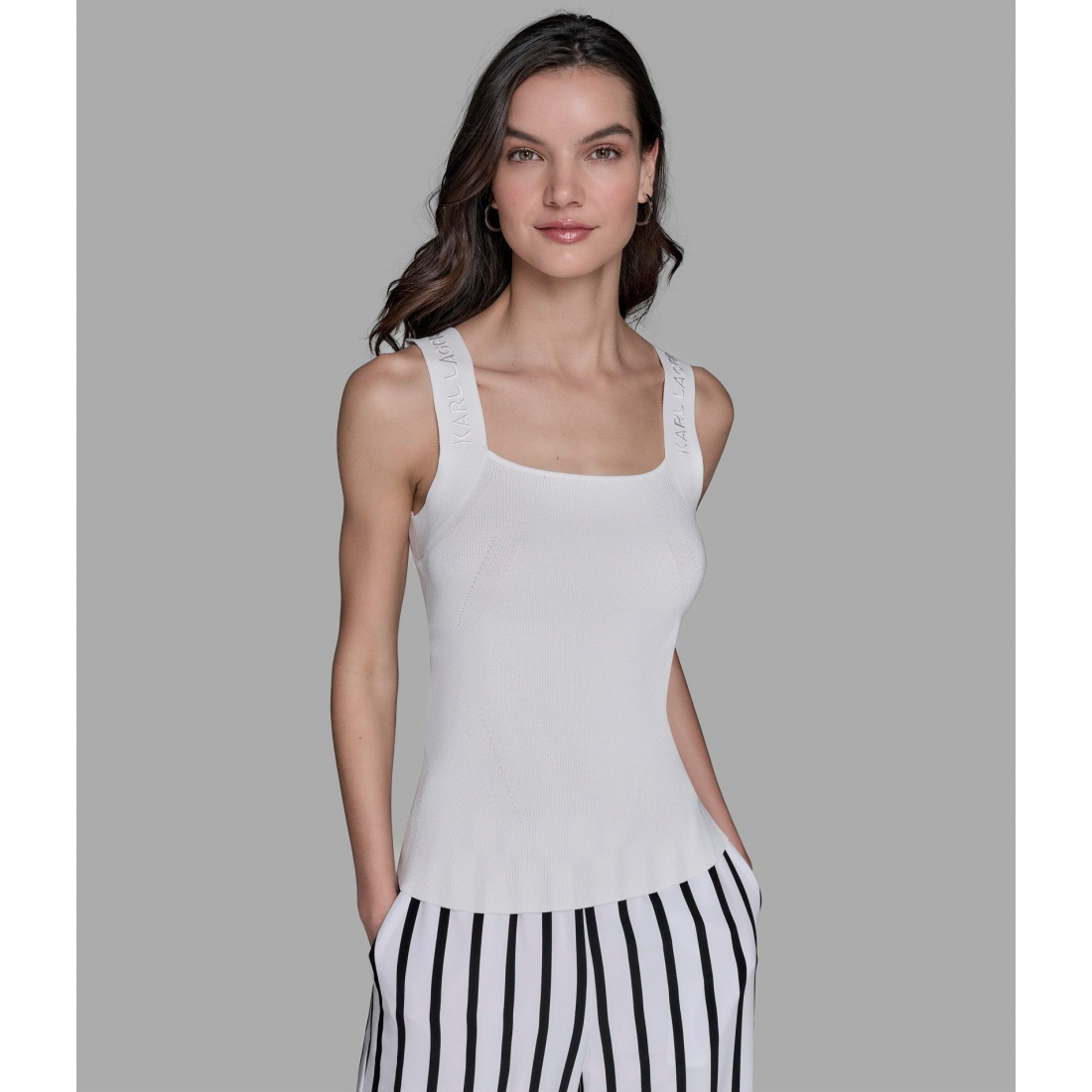 Pull 'Logo Strap Tank' pour Femmes