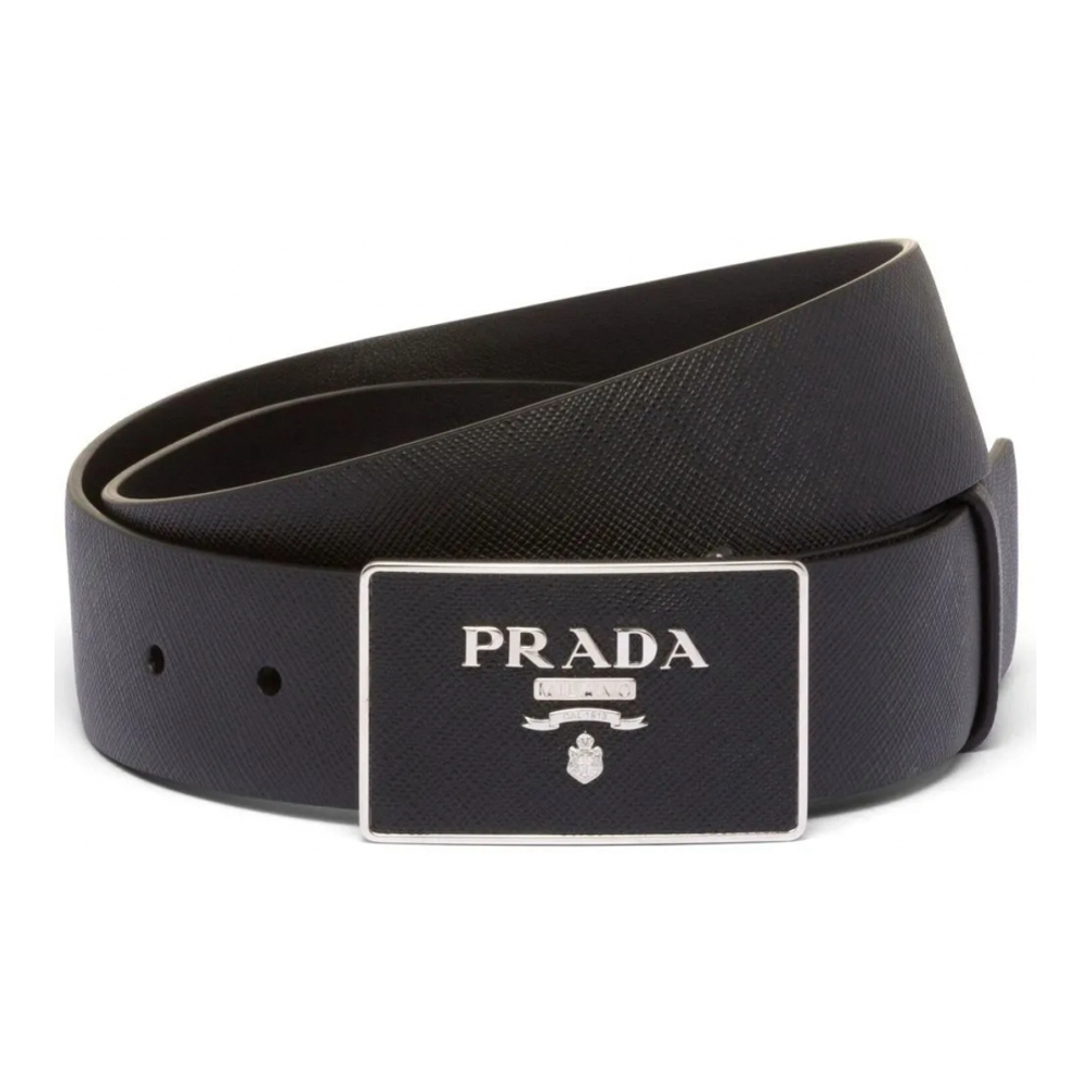 Ceinture 'Logo-Plaque' pour Hommes
