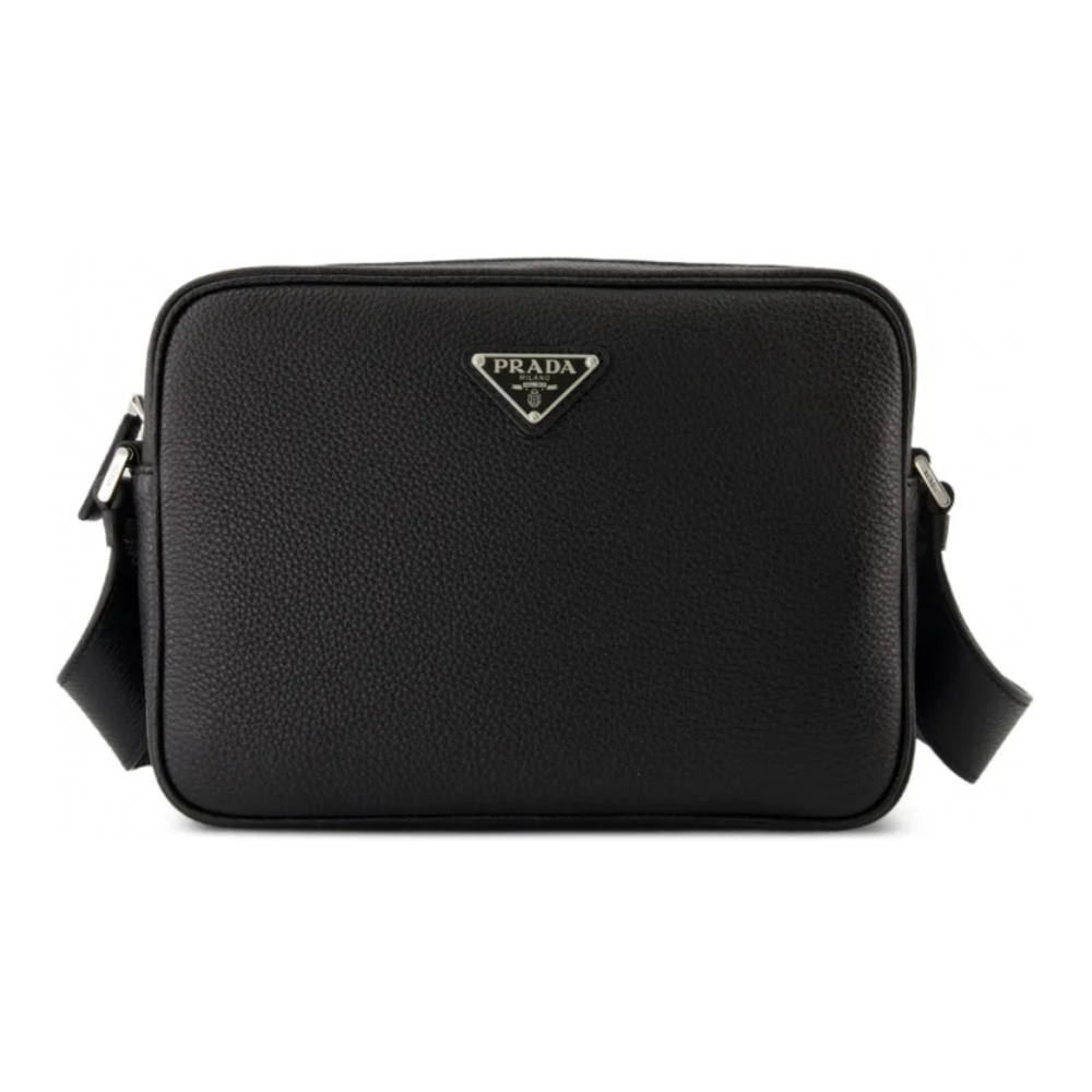 Men's 'Logo-Plaque' Shoulder Bag