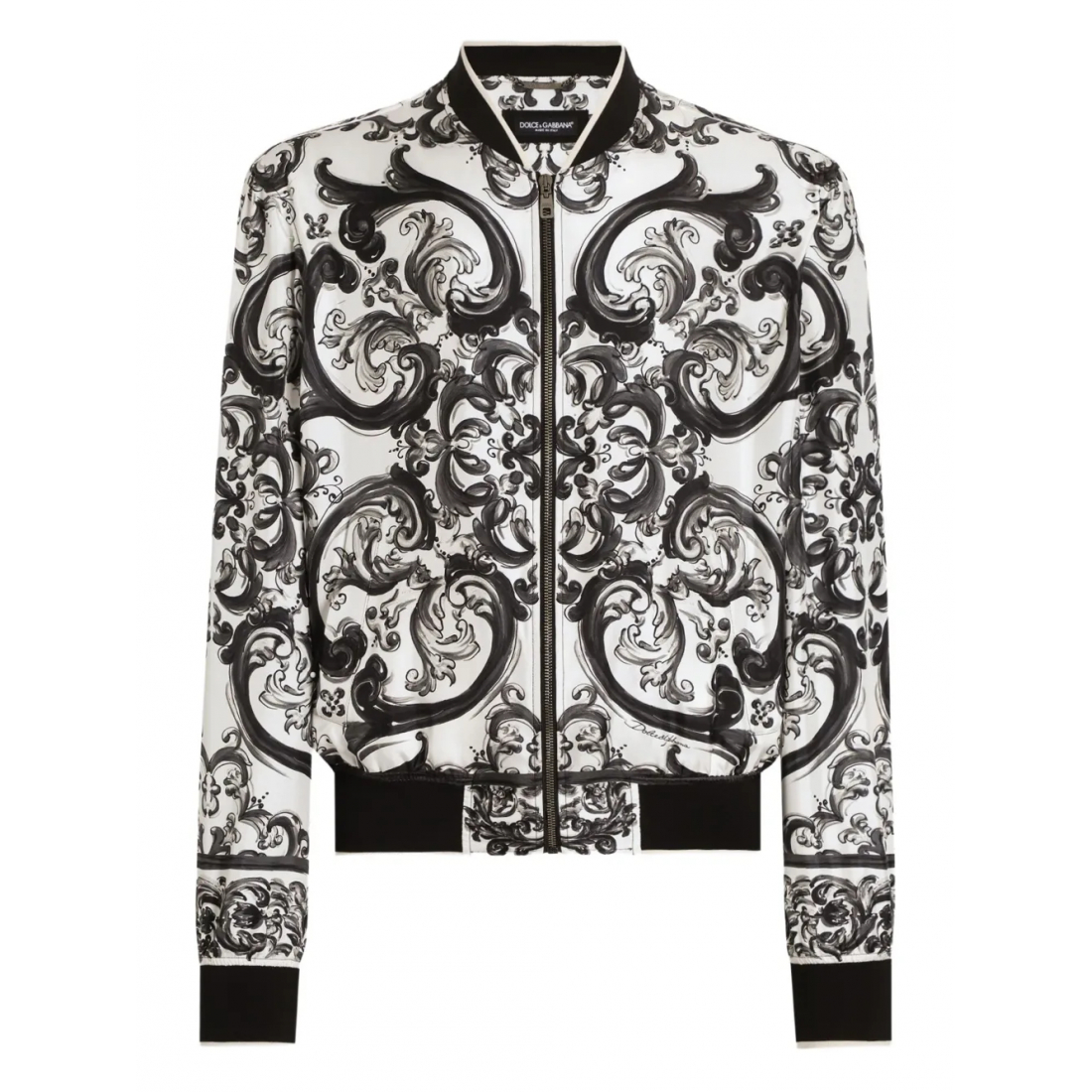 Men's 'Maiolica Pattern' Bomber Jacket