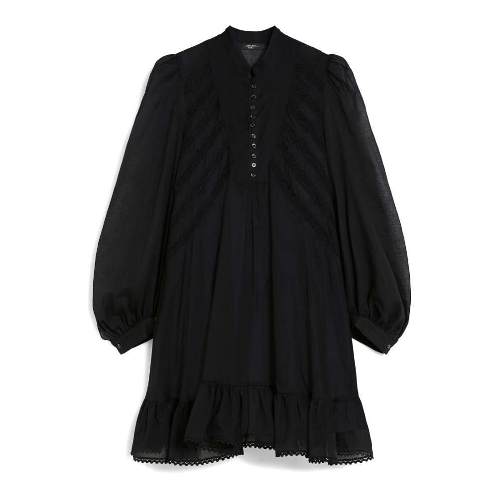 Robe à manches longues 'Flared Voile' pour Femmes