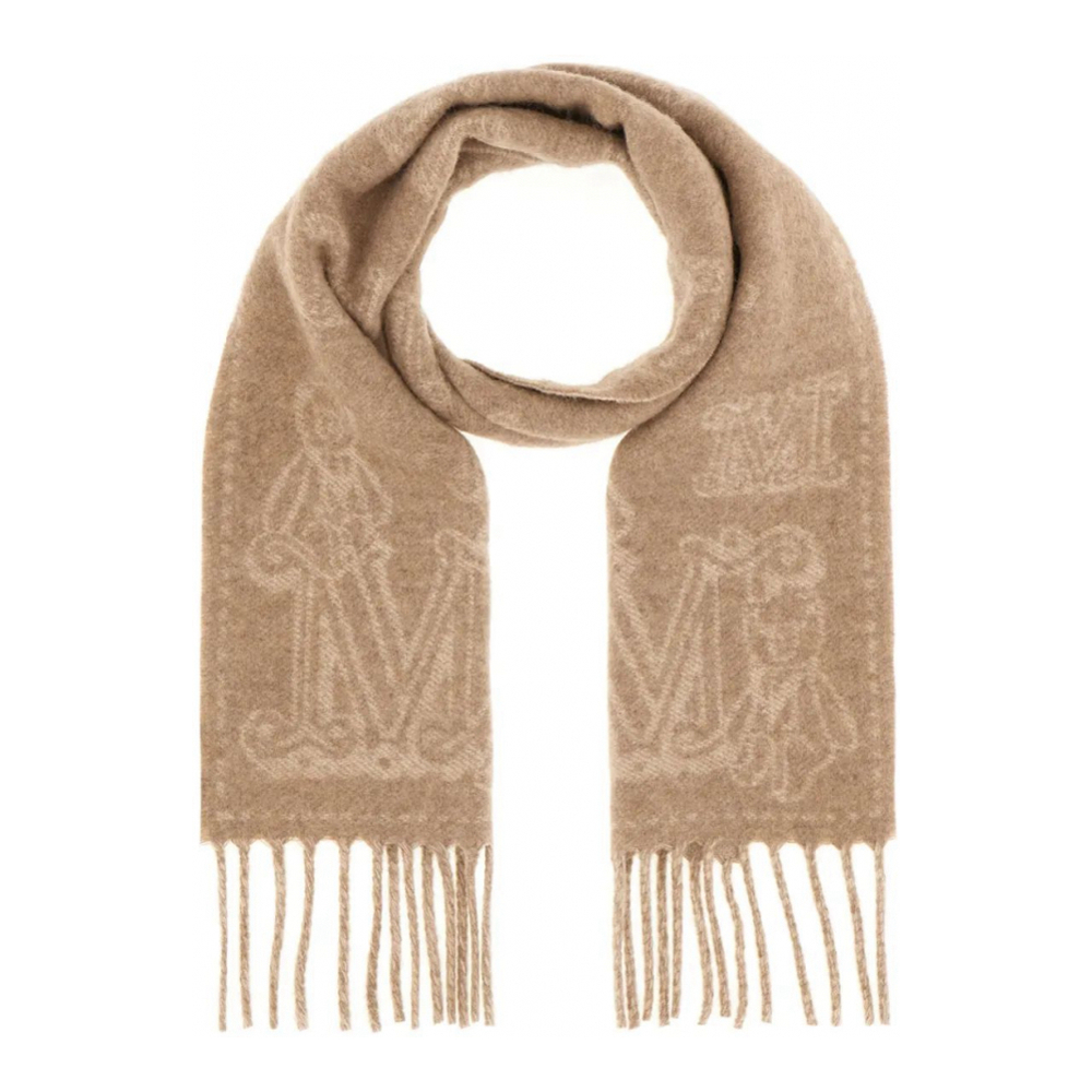 Écharpe en cachemire  'Logo-Embroidered' pour Femmes