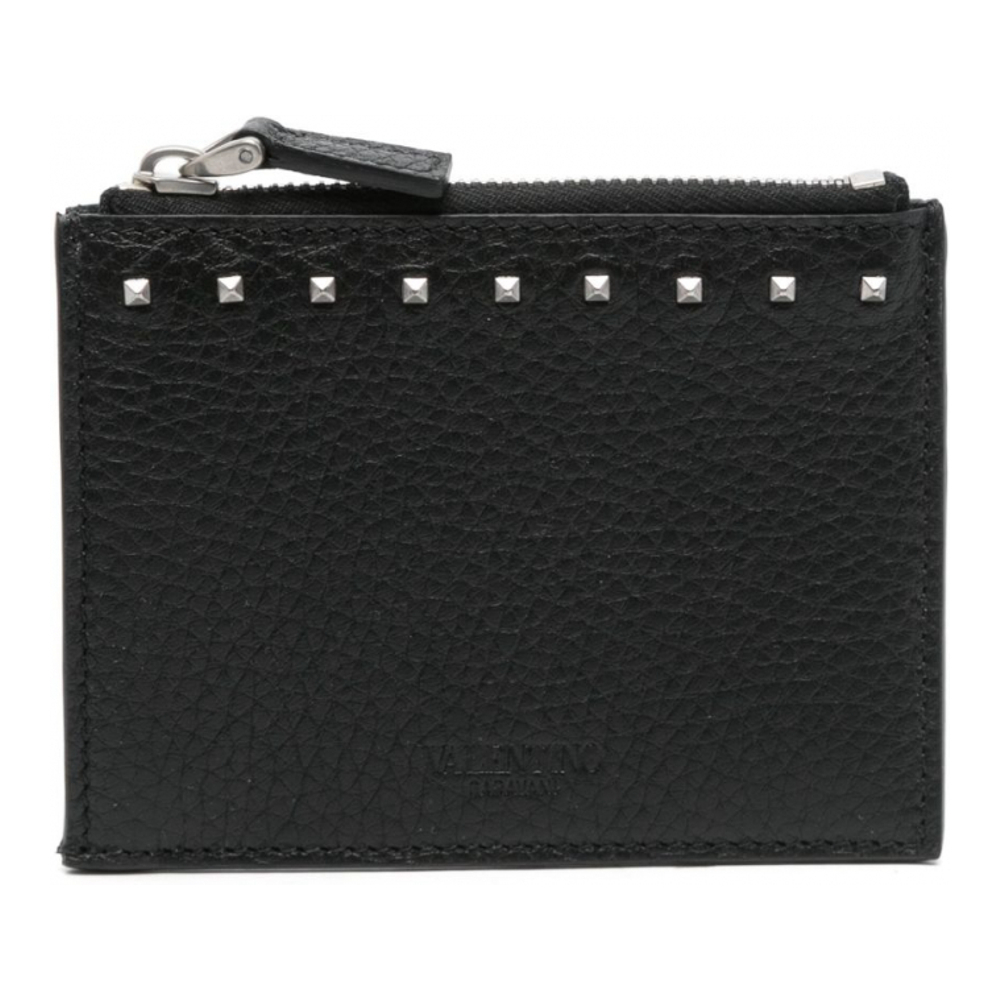 Men's 'Rockstud-Detail' Card Holder