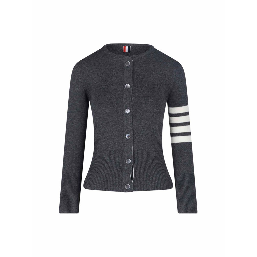 Cardigan '4-Bar Striped Buttoned' pour Femmes