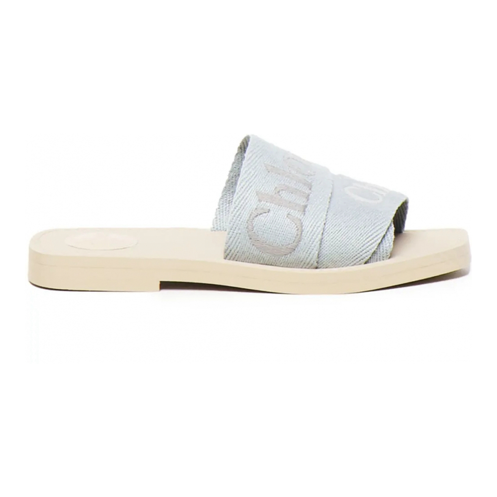 Women's 'Logo-Print' Slides