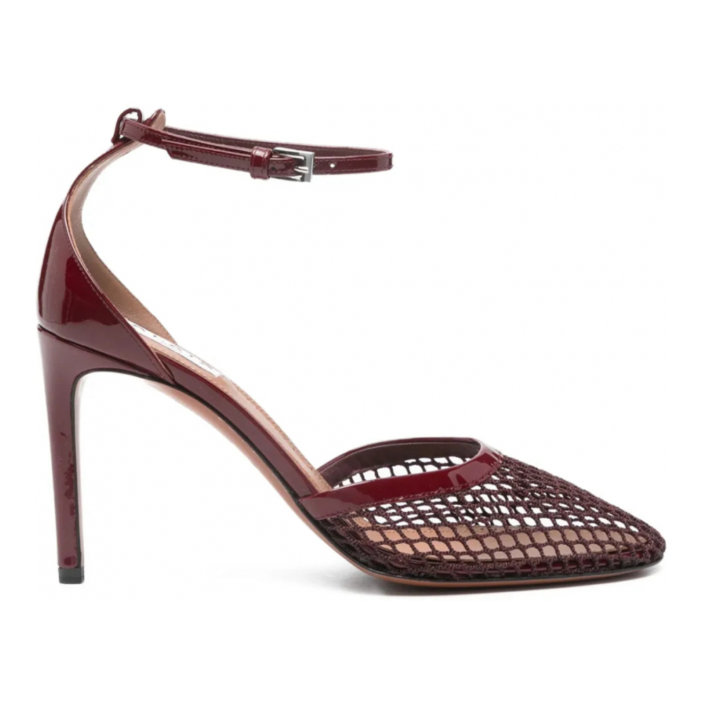 Women's 'Ankle-Strap Mesh' Pumps