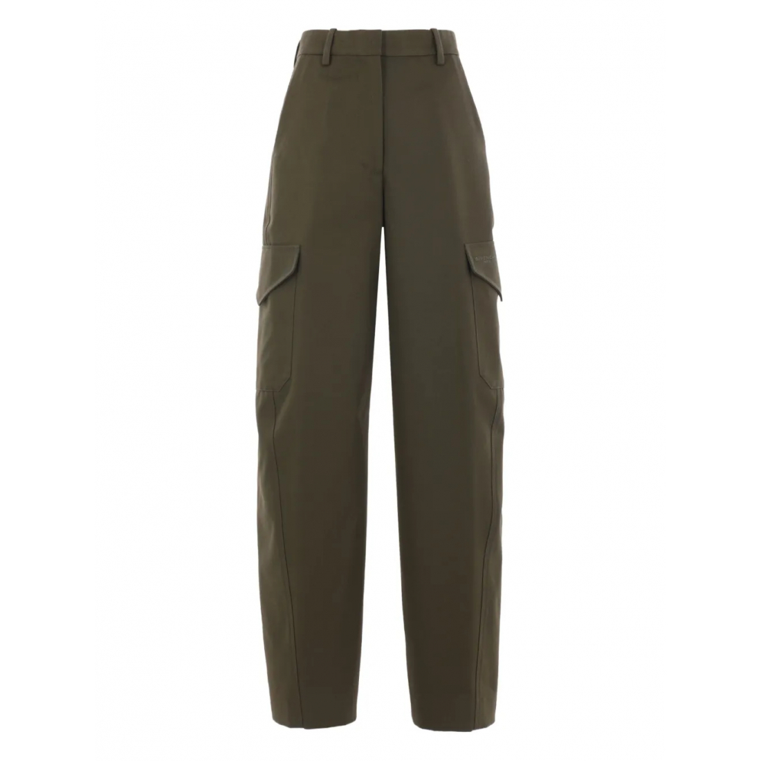 Women's 'Embroidered-Logo' Cargo Trousers