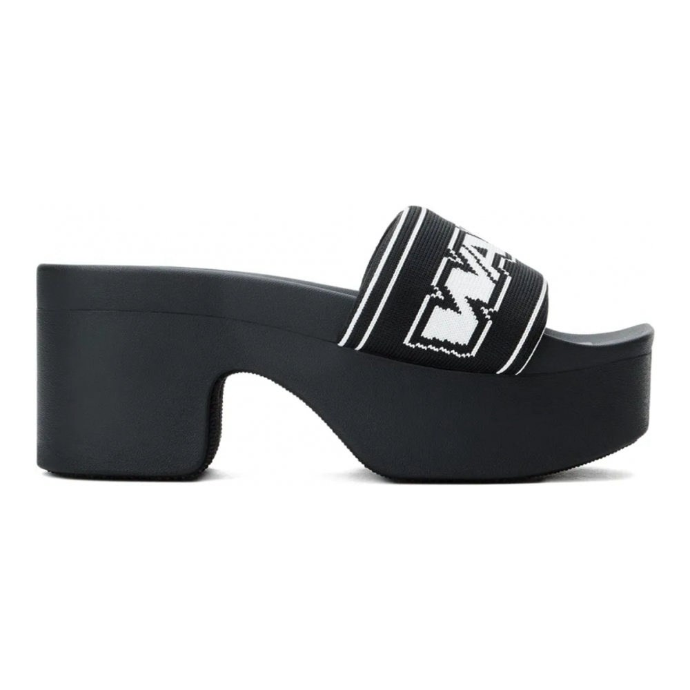 Sandales à semelle plateforme 'Logo-Band' pour Femmes