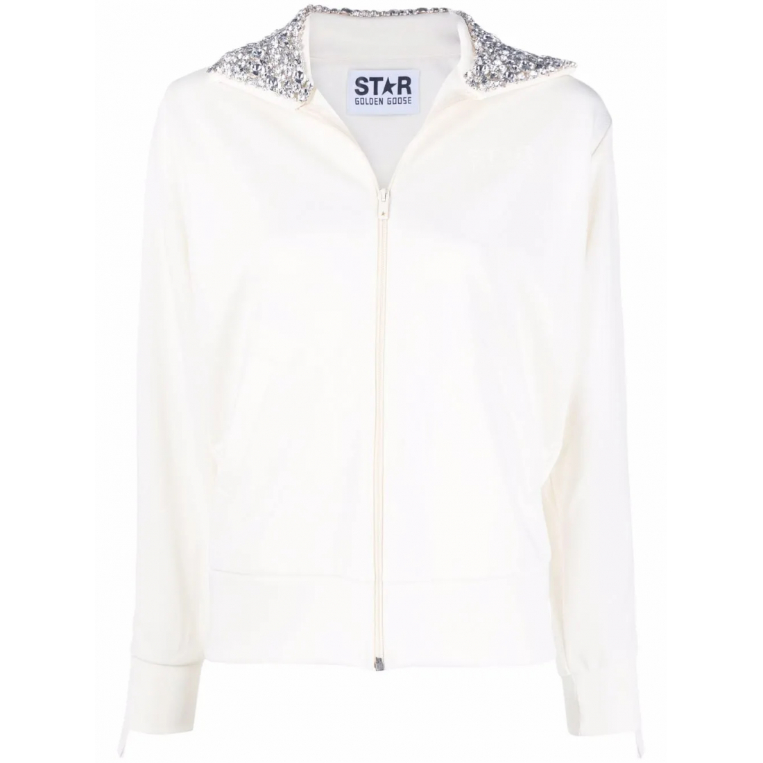 Sweatshirt 'Crystal-Embellished Zipped' pour Femmes