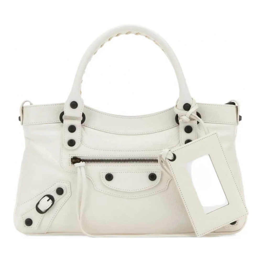 Women's 'Le City First Braided-Handle' Tote Bag