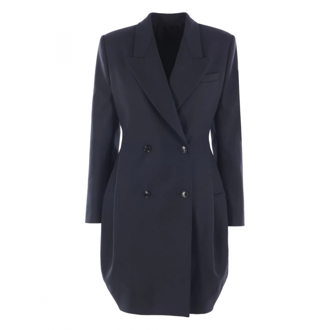 Manteau 'Double-Breasted Padded-Shoulder' pour Femmes