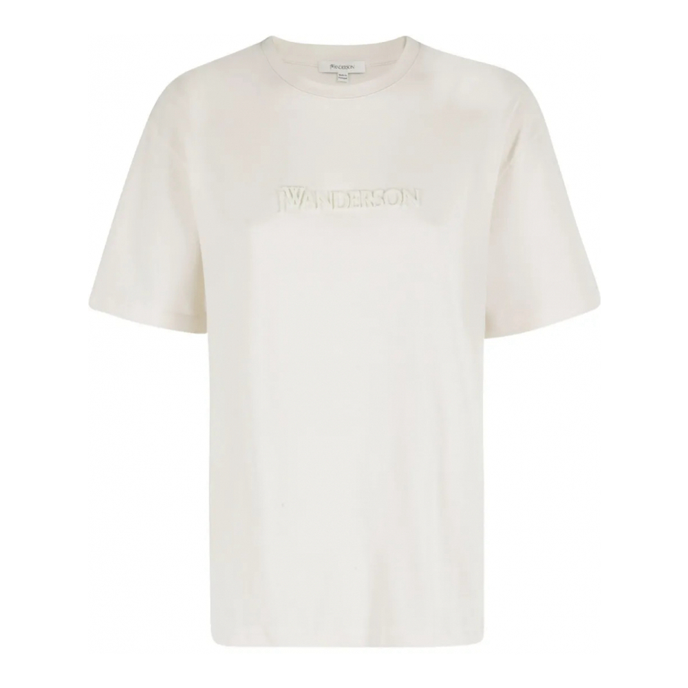 T-shirt 'Logo-Embossed' pour Femmes