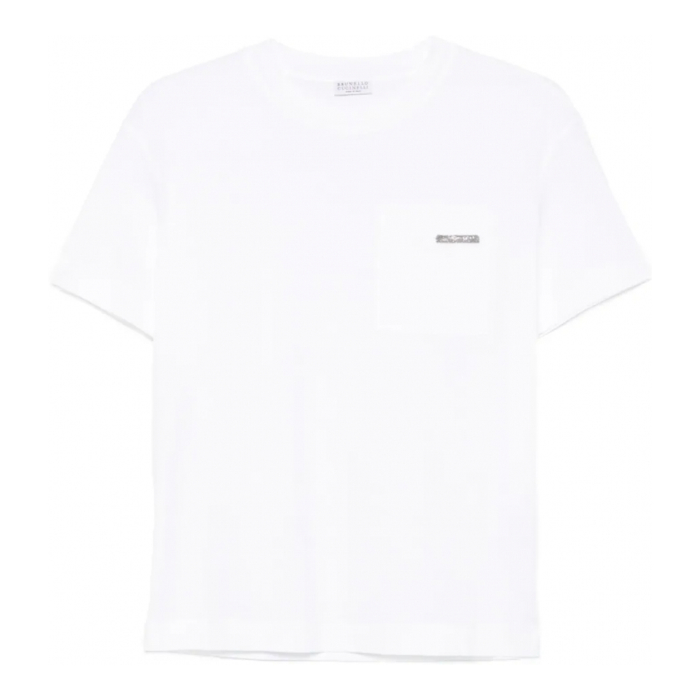 T-shirt 'Pocket-Detail' pour Femmes