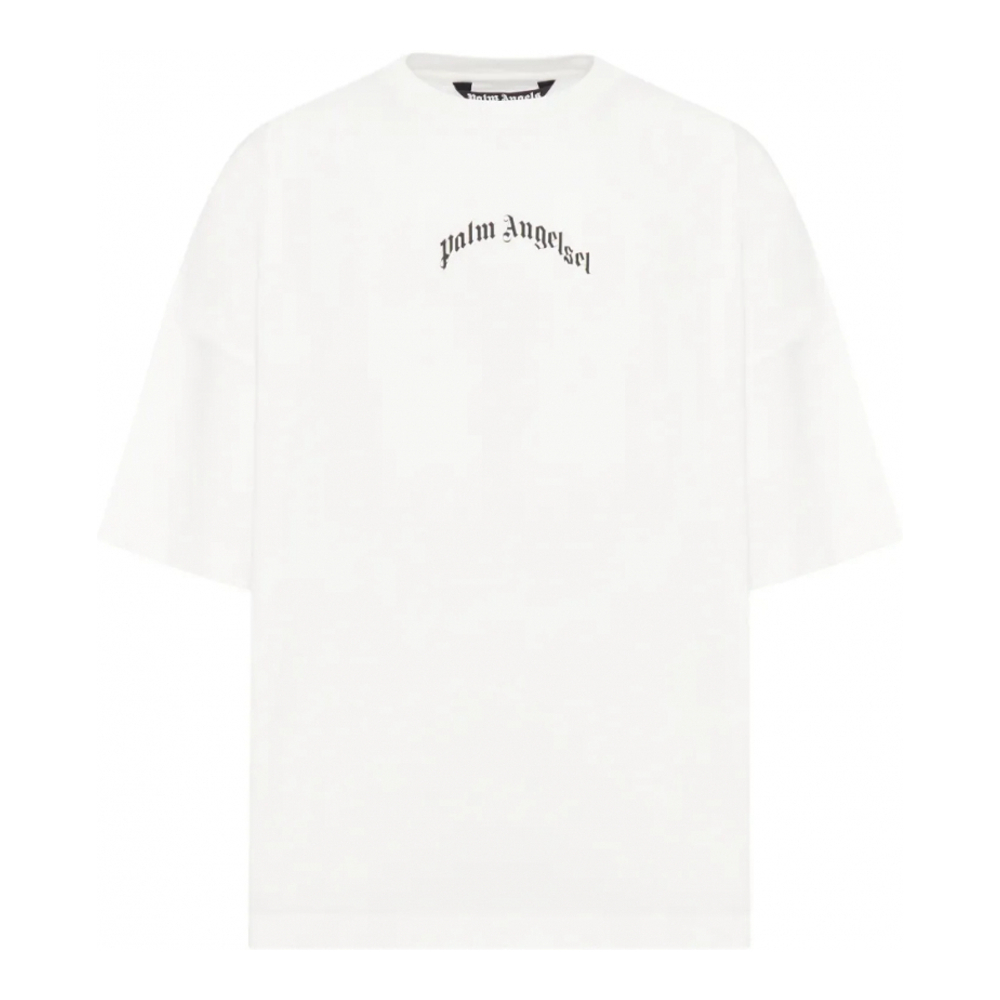 T-shirt 'Curved Logo' pour Hommes