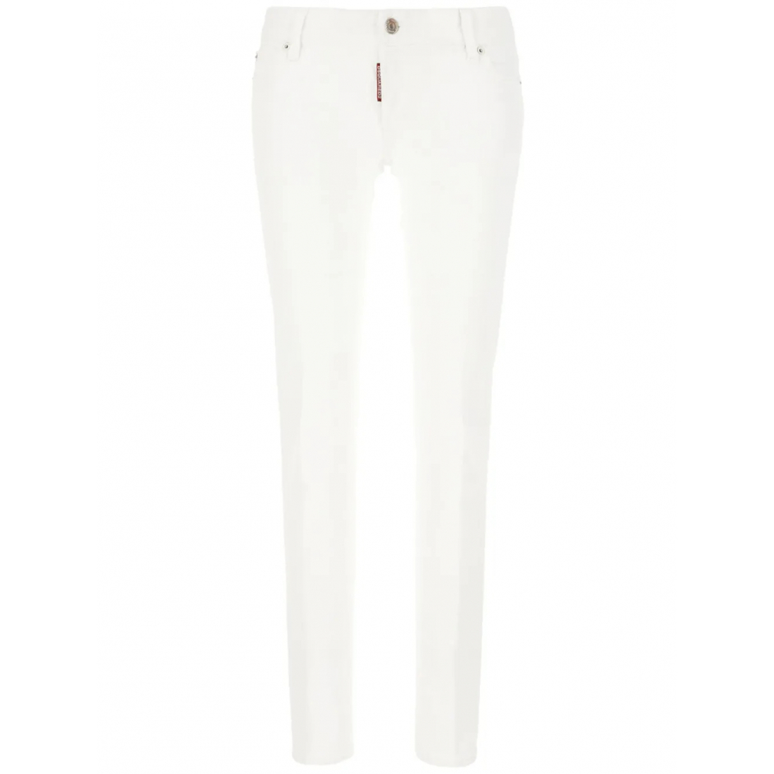 Jeans 'Logo-Patch Skinny' pour Femmes