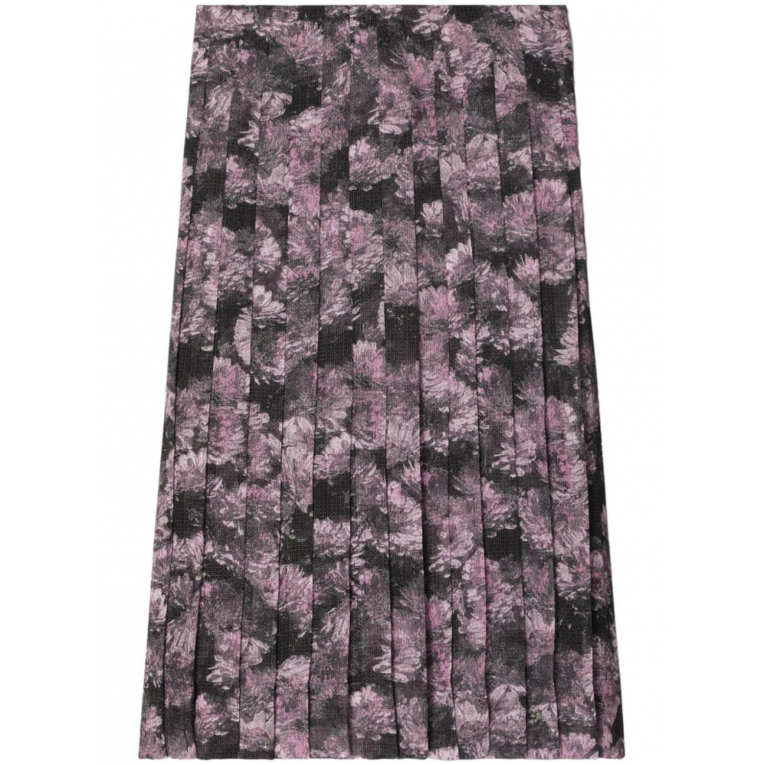 Robe Midi 'Printed Pleated' pour Femmes