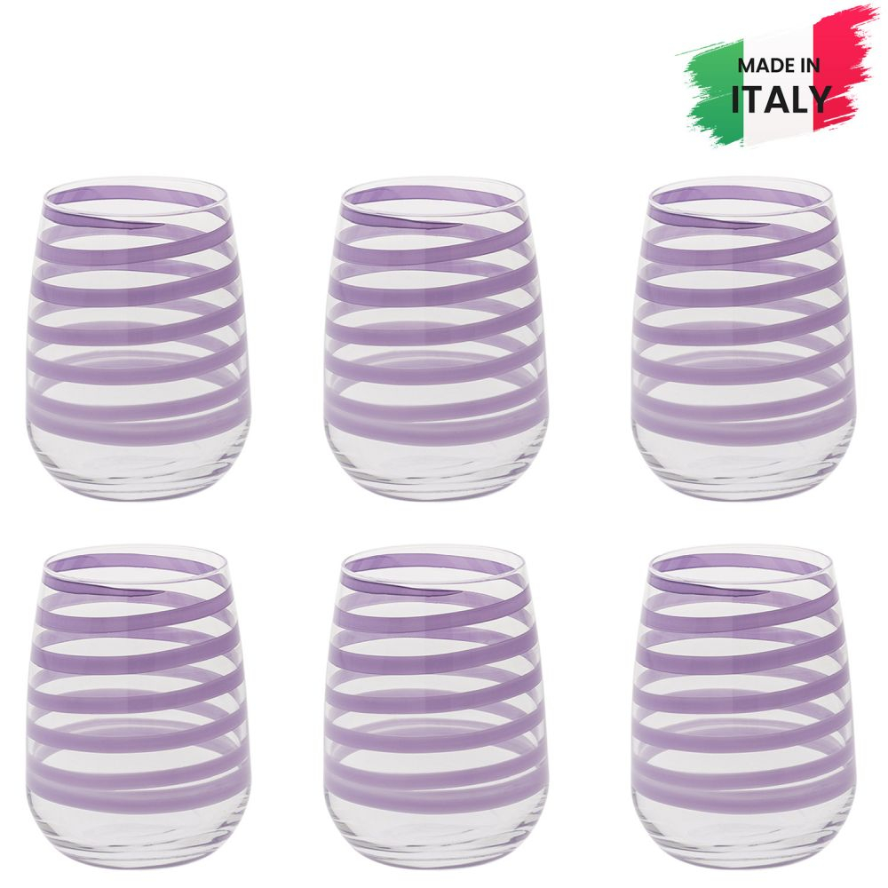 Ensemble de verre à eau 'Malva' - 350 ml, 6 Pièces