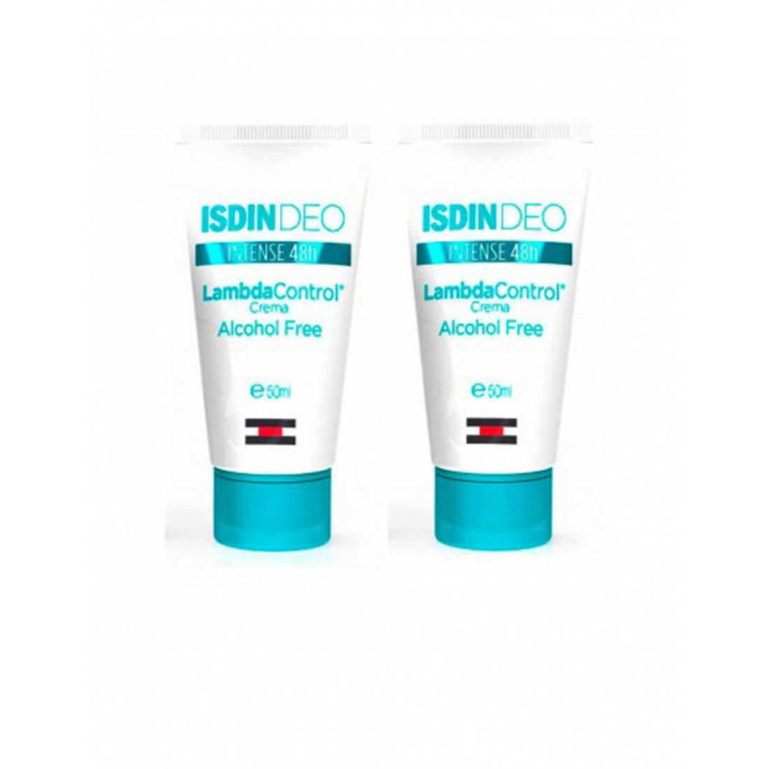 Déodorant crème 'LambdaControl Intense 48h Alcohol Free' - 50 ml, 2 Pièces