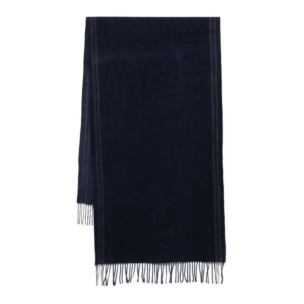 Foulard en soie 'Striped Fringed' pour Hommes