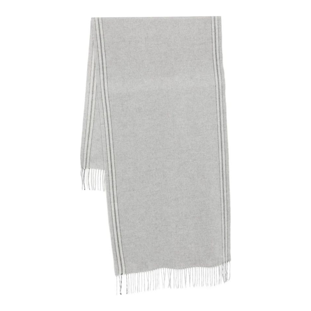 Foulard en soie 'Striped Fringed' pour Hommes