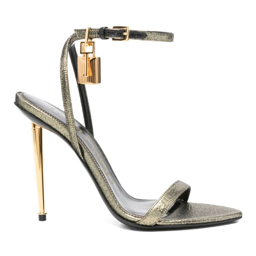 Women's 'Padlock Stiletto' High Heel Sandals