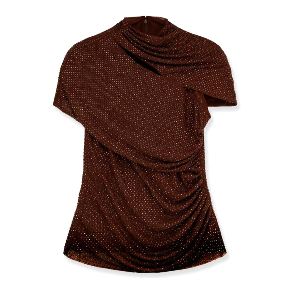 Top à manches courtes 'All-Over Sequins' pour Femmes