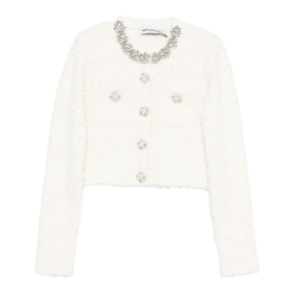 Women's 'Embellished-Buttons' Cardigan