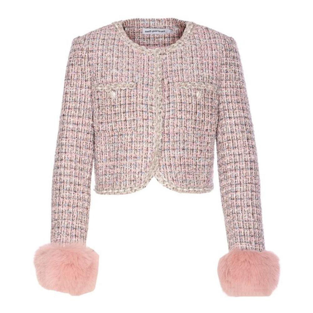 Veste 'Crystal-Embellished Tweed' pour Femmes
