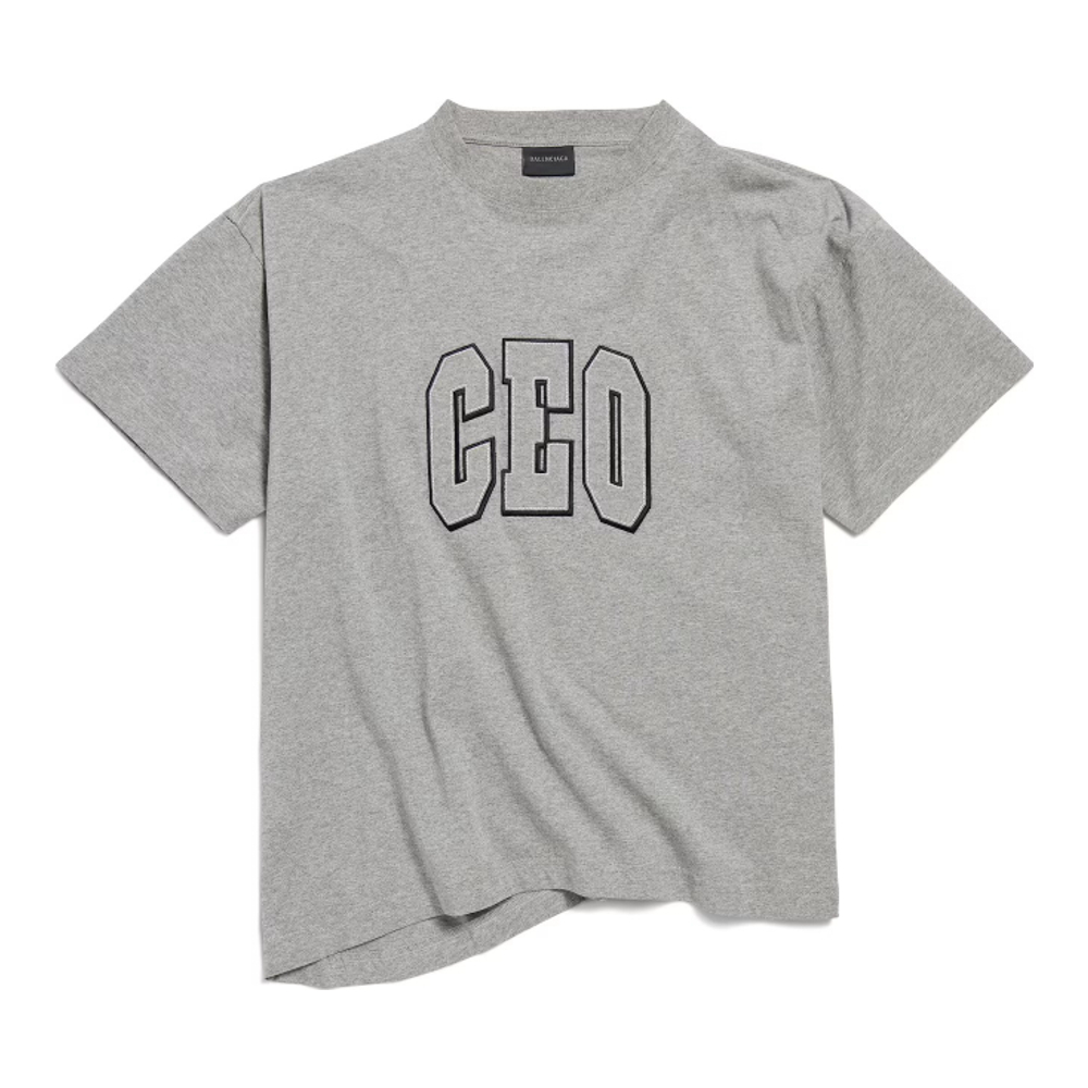 T-shirt 'Boxy Ceo Team Logo' pour Femmes