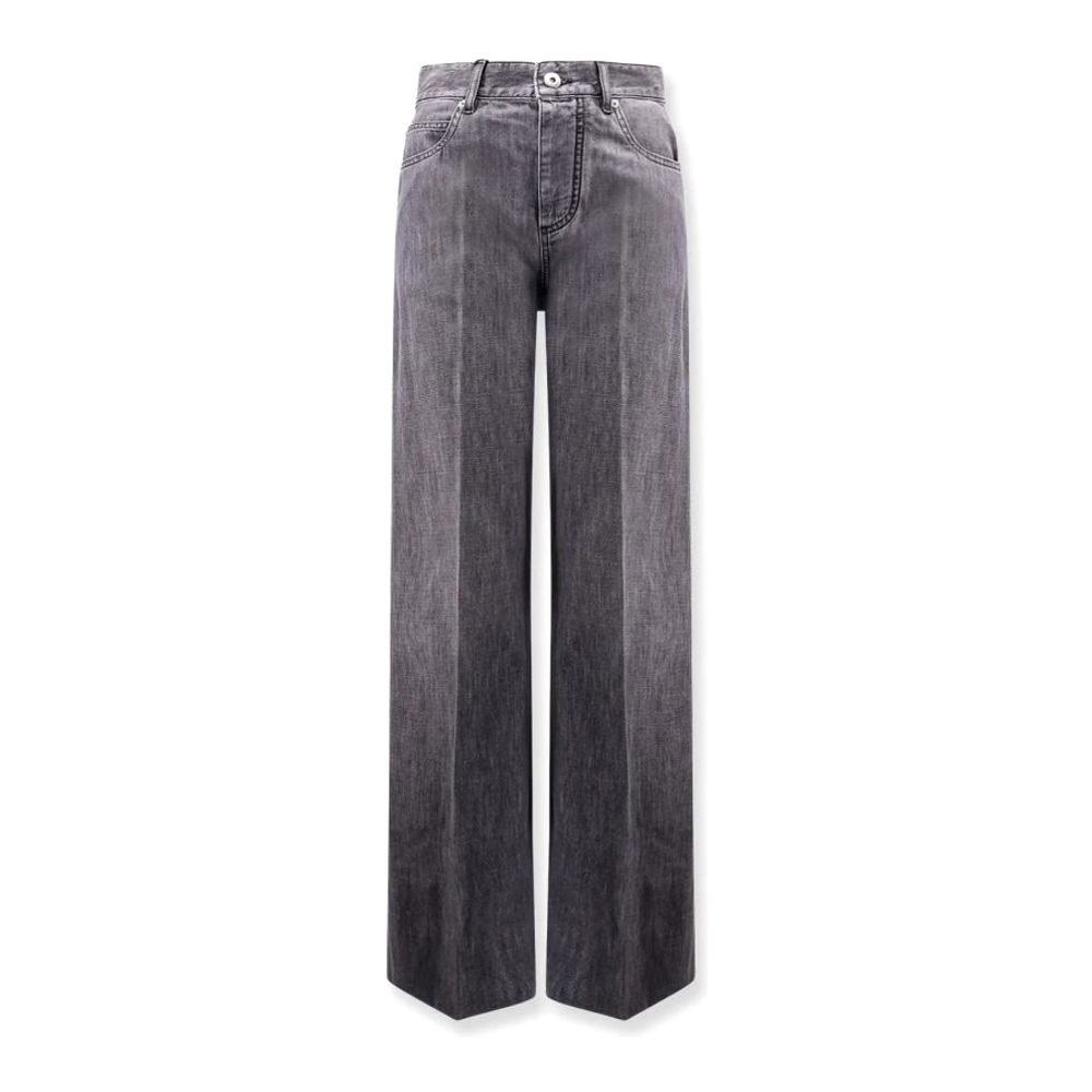 Women's 'Black Washed Palazzo' Jeans
