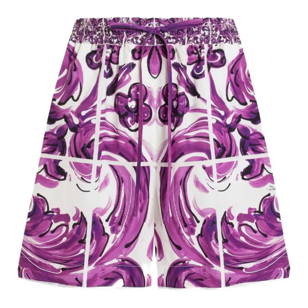 'Mosaic-Print' Shorts für Damen