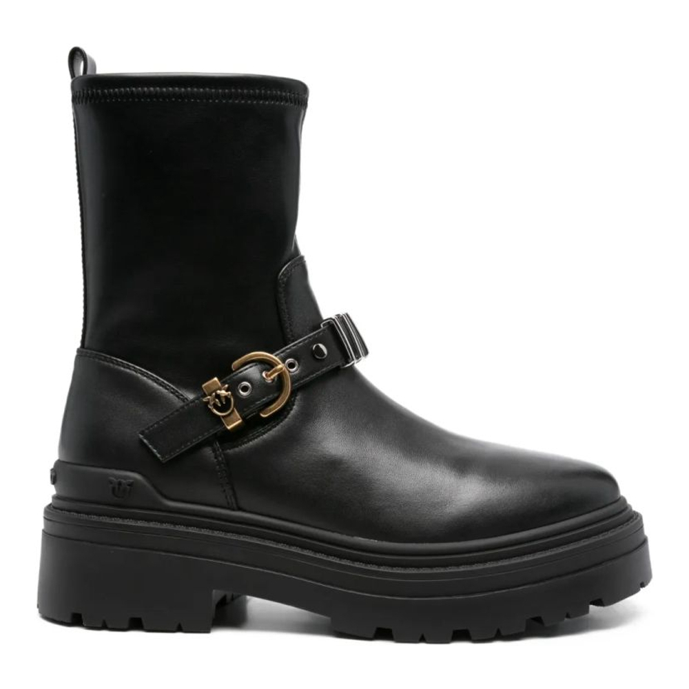 Bottes à plateforme 'Buckle-Embellished' pour Femmes