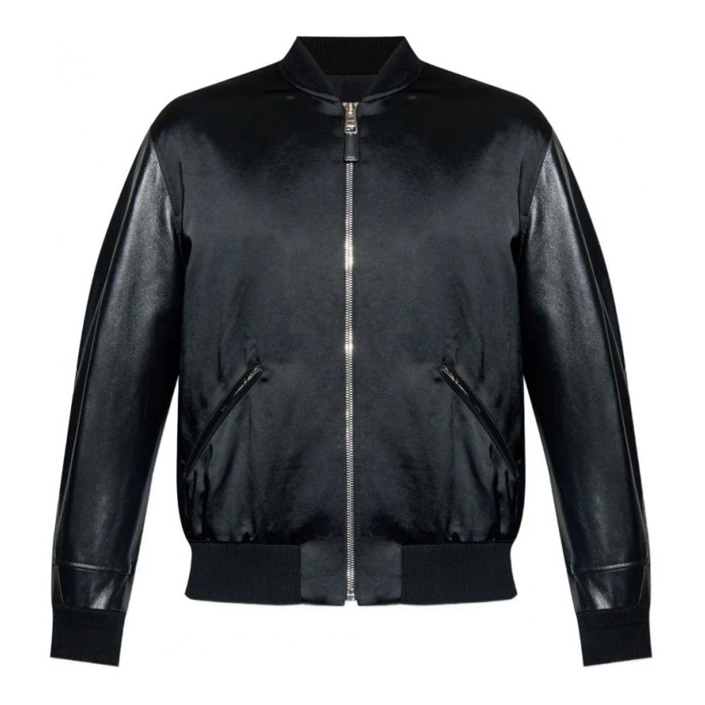 Blouson bomber 'Logo-Lettering' pour Hommes