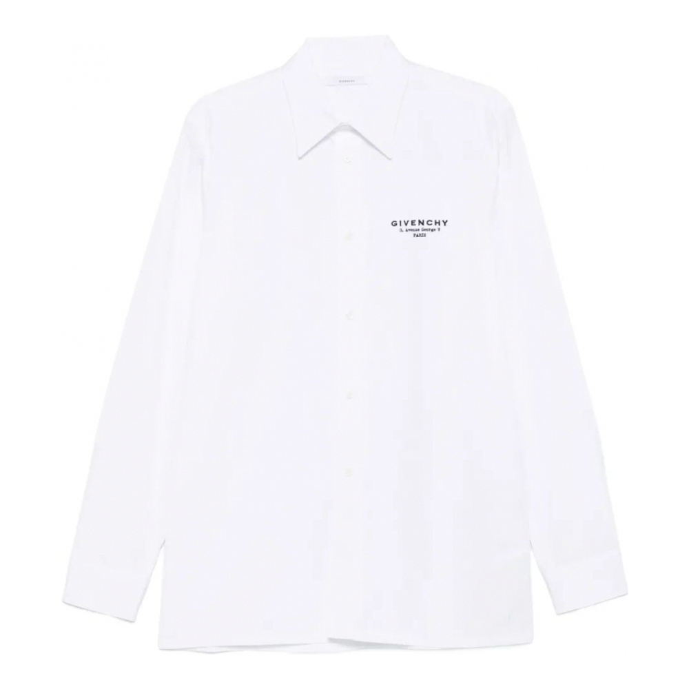 Chemise 'Logo-Embroidered' pour Hommes