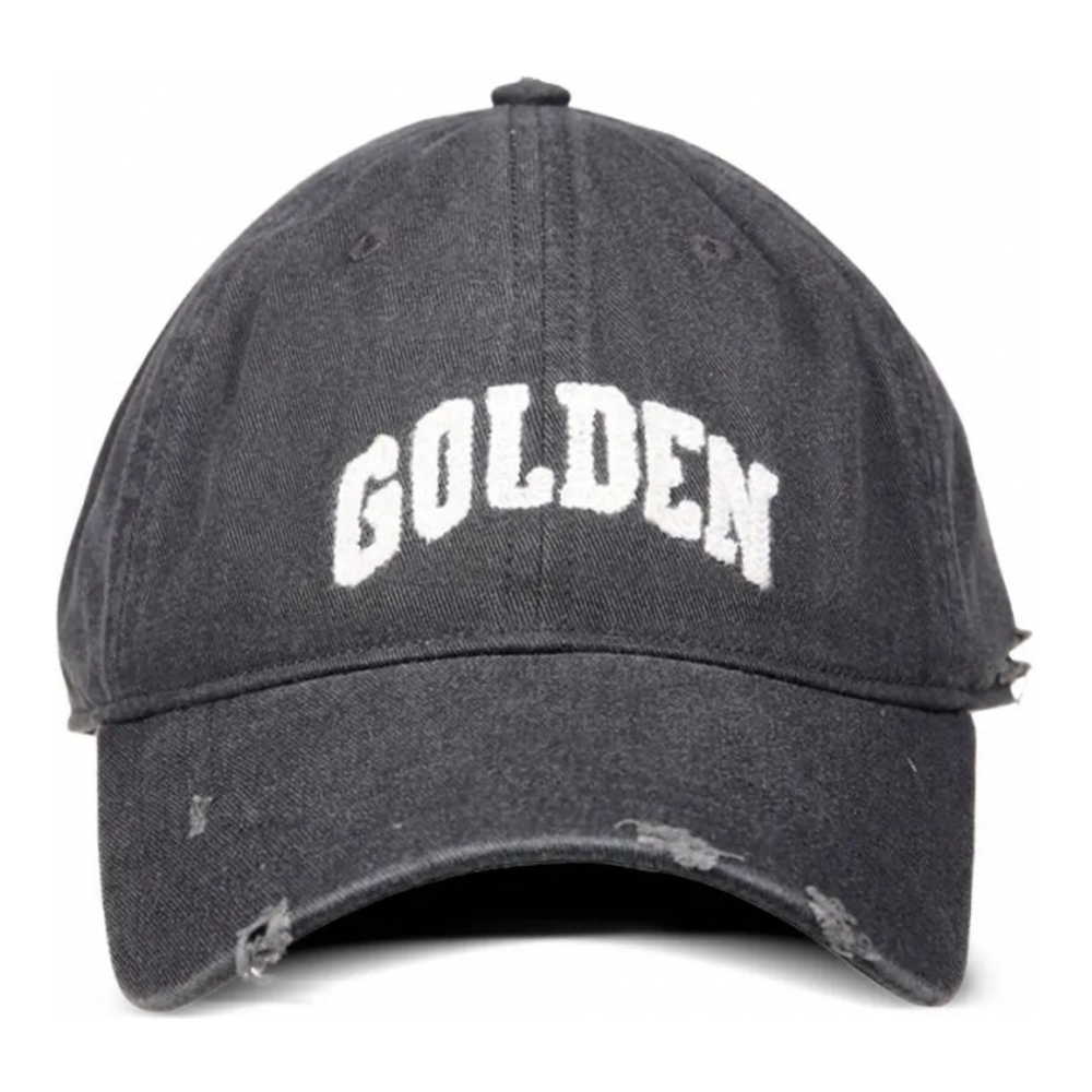 Casquette 'Logo-Embroidered Distressed' pour Hommes