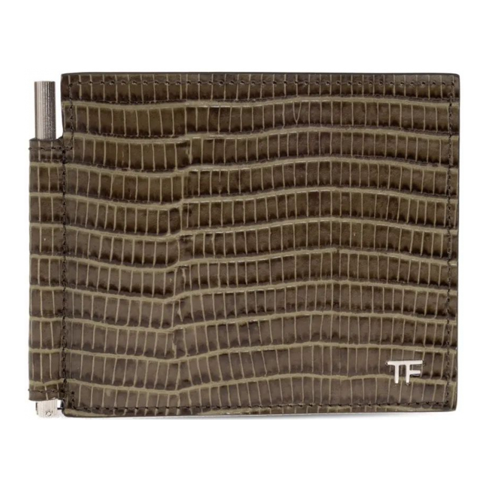 Men's 'Crocodile-Effect' Card Holder