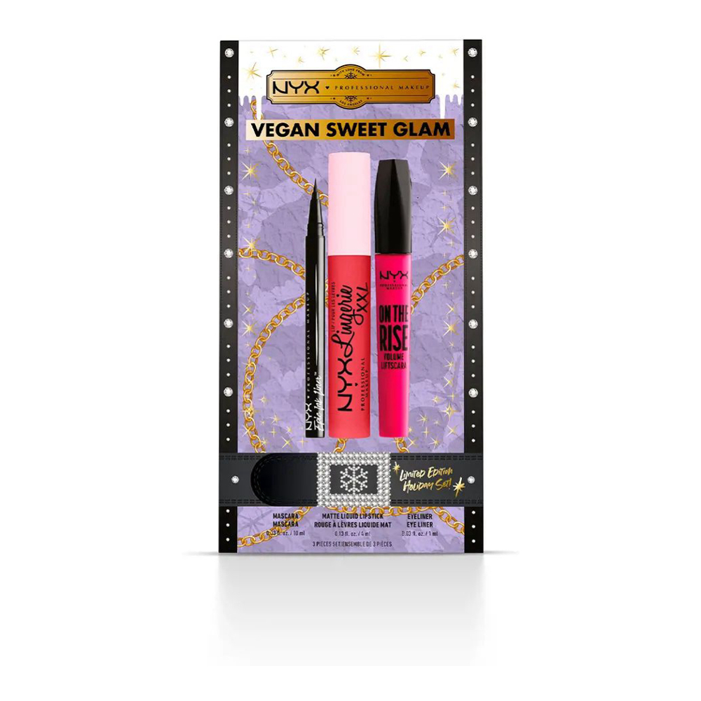 'Vegan Sweet Glam' Make-up Set - 3 Pieces