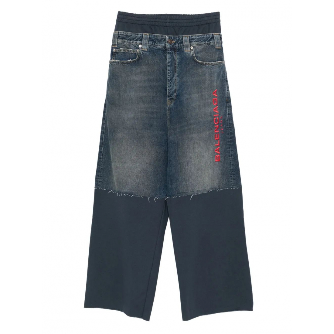 'Embroidered-Patchwork' Hose für Herren