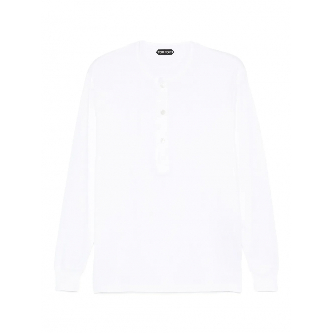 T-Shirt manches longues 'Button-Placket' pour Hommes