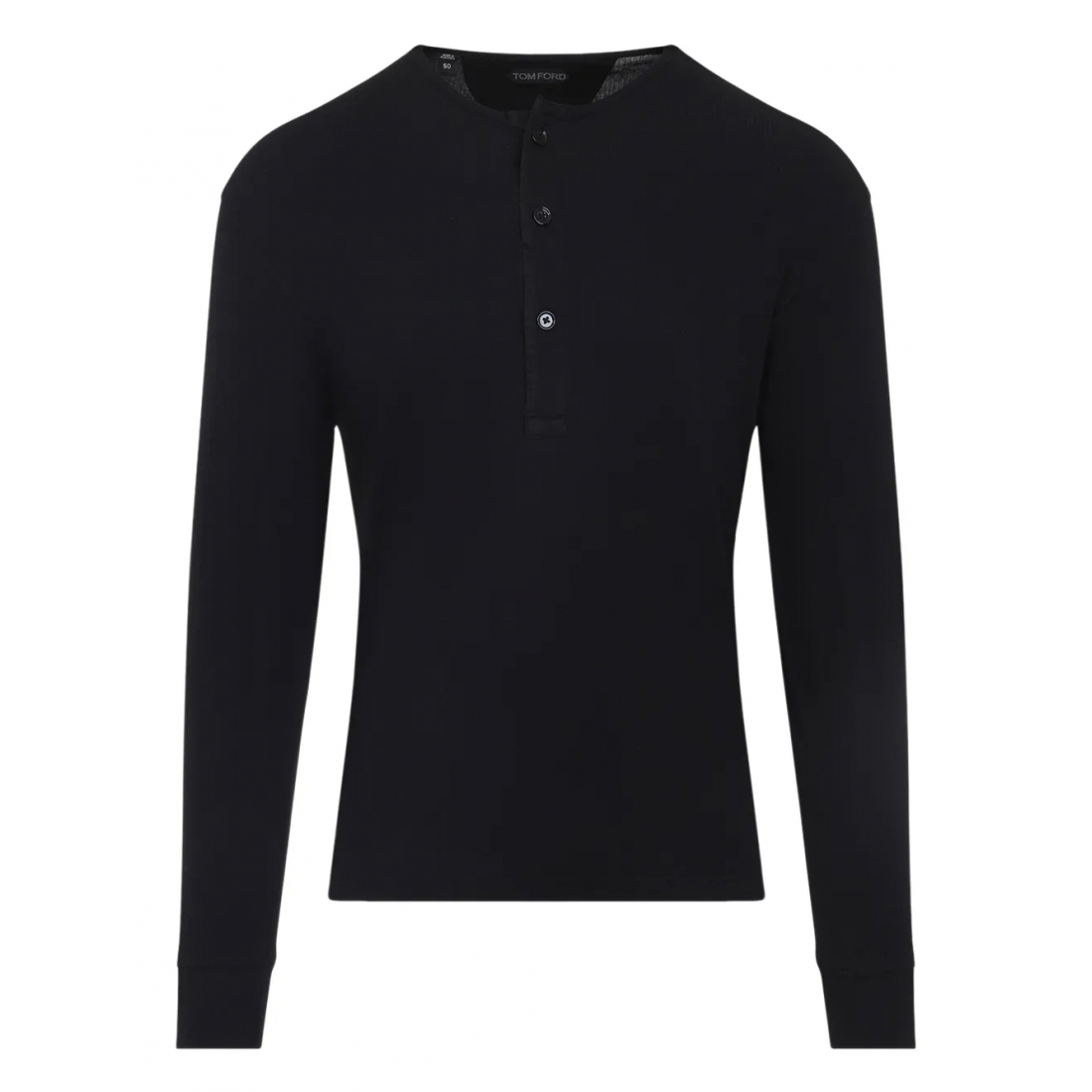 Men's 'Button-Placket' Long-Sleeve T-Shirt
