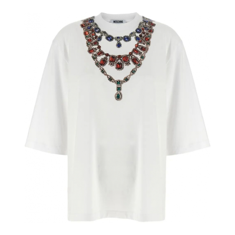 T-shirt 'Jewel-Print' pour Femmes