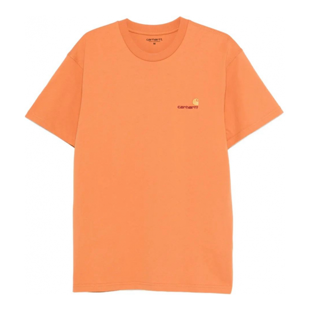 T-shirt 'Logo-Embroidered' pour Hommes