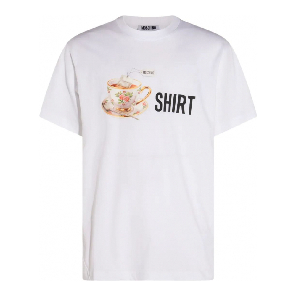 T-shirt 'Teacup-Print' pour Hommes