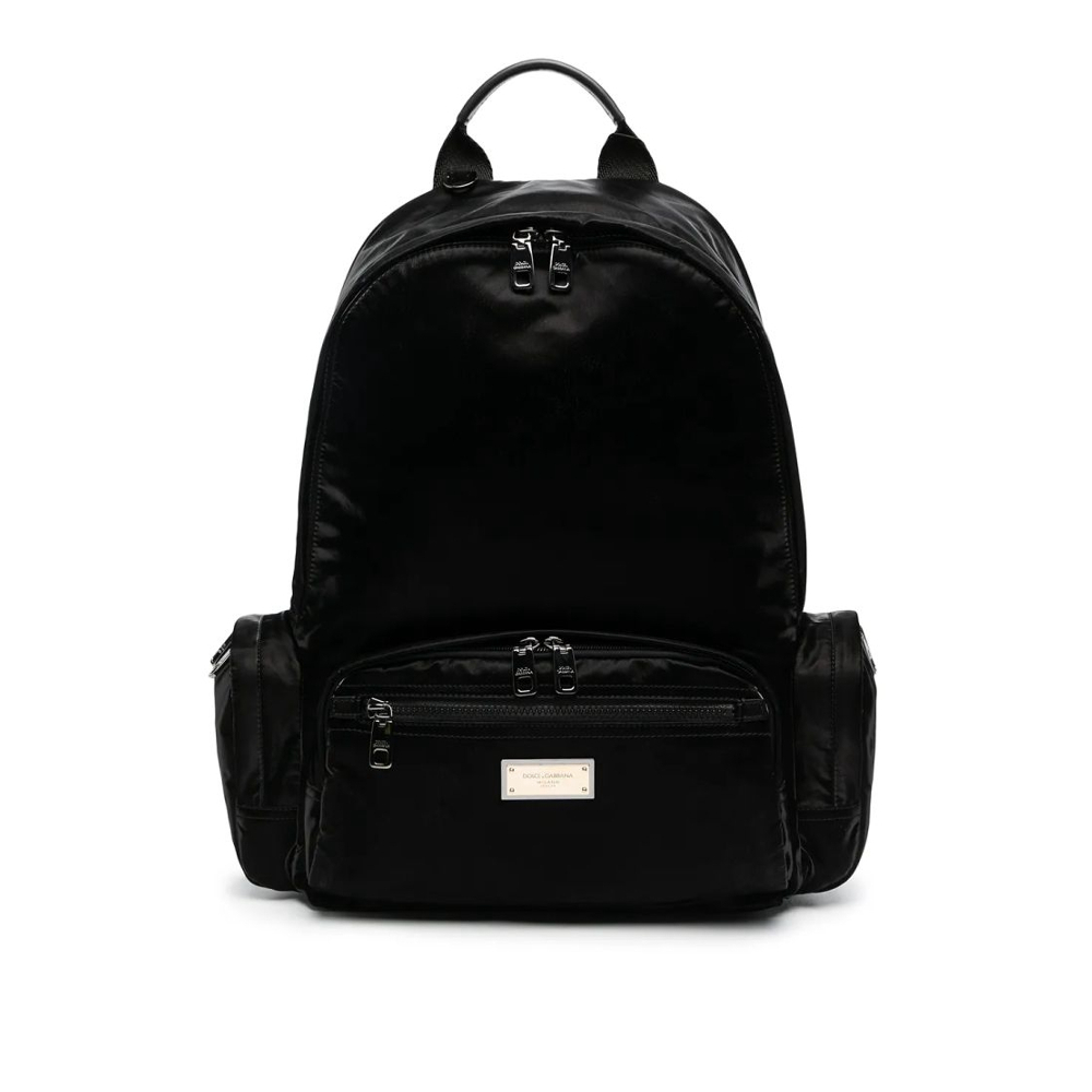 Men's 'Logo-Plaque' Backpack